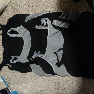 Set of 5 Momcozy Hands Free Pumping Nursing Bras XXL